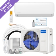 18k BTU 20 SEER2 MrCool Easy Pro Ductless Heat Pump Split System 5th Generation - DIY Mini Split with 1 YR Labor Warranty