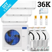 MrCool DIY Multi Zone Mini Split 36k BTU 3 Zone Ductless AC & Heat Pump - 5th Generation - R454B