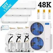 MrCool DIY Multi Zone Mini Split 48k BTU 3 Zone Ductless AC & Heat Pump - 5th Generation - R454B