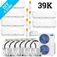 MrCool DIY Multi Zone Mini Split 39k BTU 6 Zone Ductless AC & Heat Pump - 5th Generation - R454B