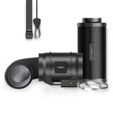 Air Filtration Kit 8", Inline Fan with Speed Controller, Carbon Filter & Ducting Combo