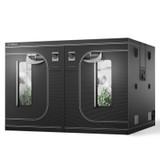 CLOUDLAB 811, Advance Grow Tent 10x10, Thickest 1 in. Poles and 2000D Canvas, Highest Reflective Mylar, Largest Zipper Windows, 120" x 120" x 80"