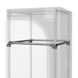 Heavy-Duty Mounting Bars for All 2x2' Grow Tents, High Airflow CFM Kit Supports Tent Walls, Trellis and Supplemental Lights Mounting