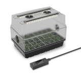Heavy-Duty Humidity Dome with Height Extension, Germination Kit with Samsung LM301H EVO LED Lighting, 5x8 Tray