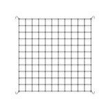 Grow Tent Trellis Netting, Flexible Elastic Cords, 4x4'