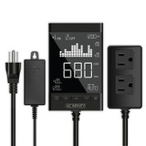 CO2 Controller, Smart Outlet Carbon Dioxide Monitor for CO2 Regulators and Inline Fans