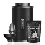 Refillable Carbon Filter Kit, with Charcoal Refill, 8-Inch