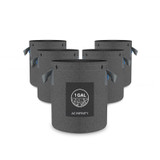 Heavy Duty Reusable Fabric Pots, 1 Gallon, 5-Pack